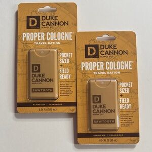 Duke Cannon | Bundle Sawtooth Proper Cologne 2 Men’s Travel Pocket Size Alpine